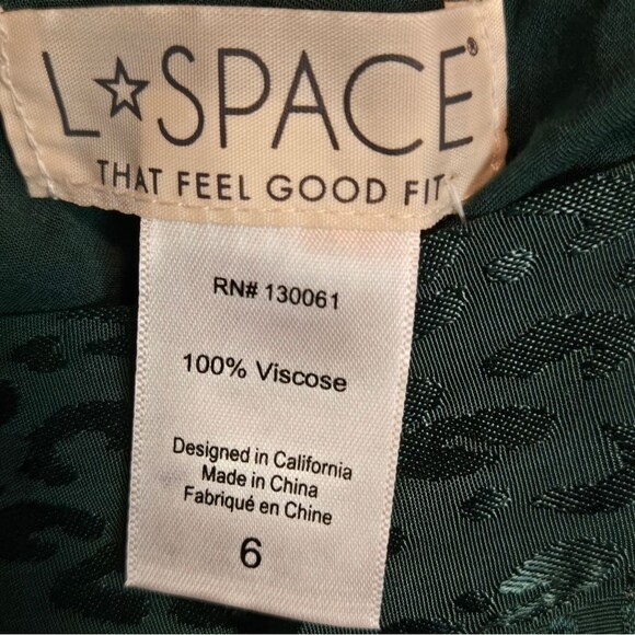 L*Space Green Wide-Leg Trousers - Picture 10 of 13